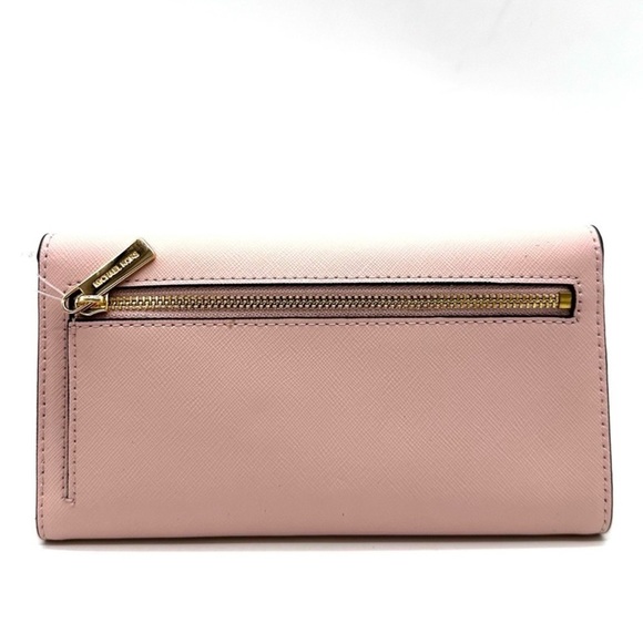 Michael Kors Large Trifold Wallet Powder Blush - Picture 3 of 7